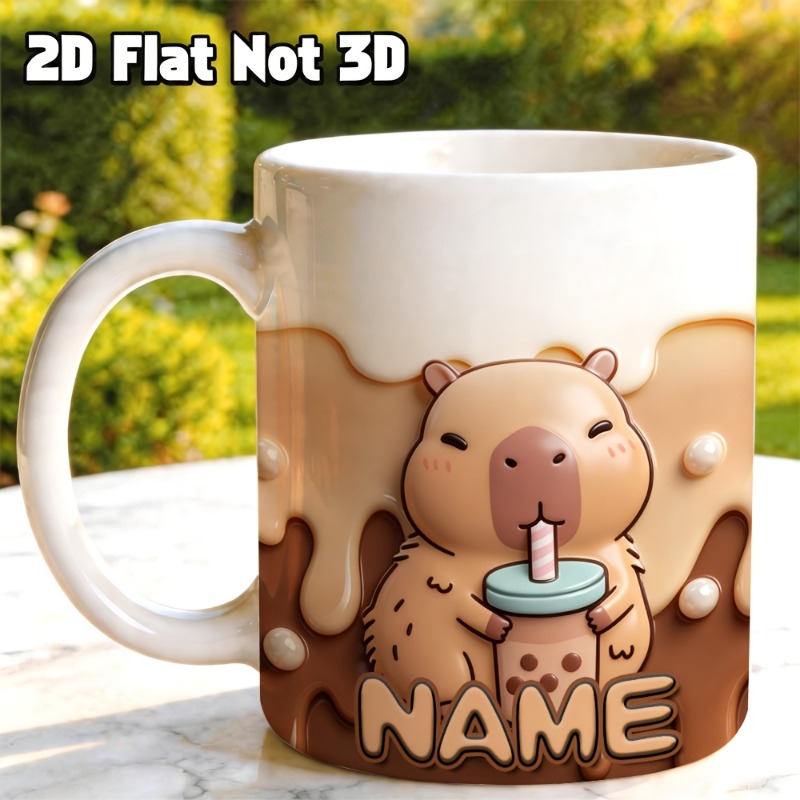Coffee Tea Name - Personalizowany kubek do kawy z nadrukiem