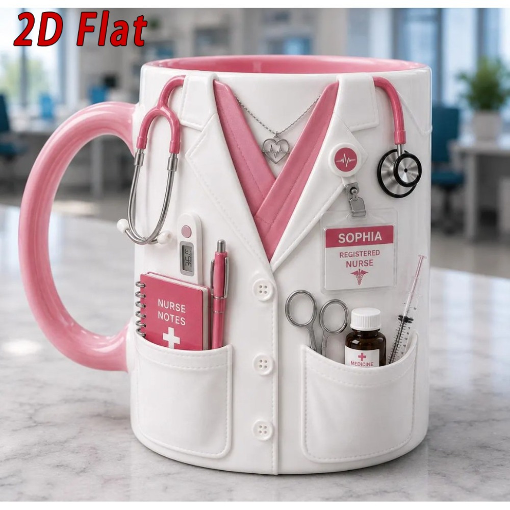 Kubek ceramiczny dla pielęgnia – Coffee Tea Name recenzja i cena
