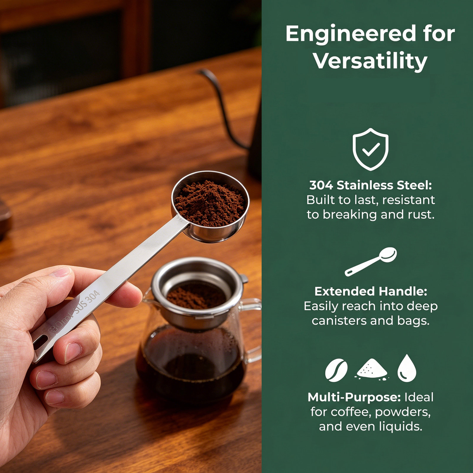 4 sztuki łyżek do kawy ze stal – Coffee Tea Sugar recenzja i cena