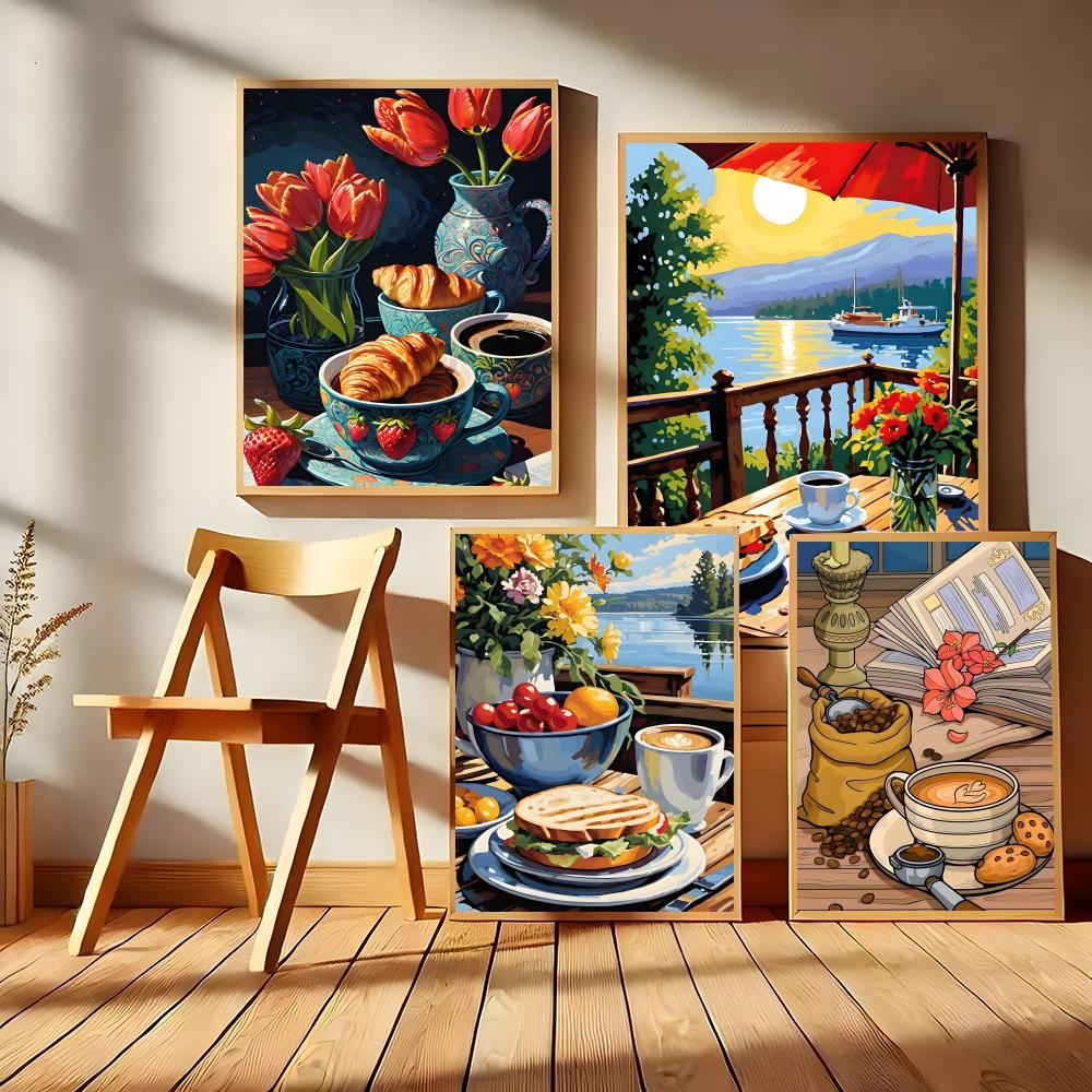 Plakat z motywem filiżanki kaw – Coffee Tea Images recenzja i cena