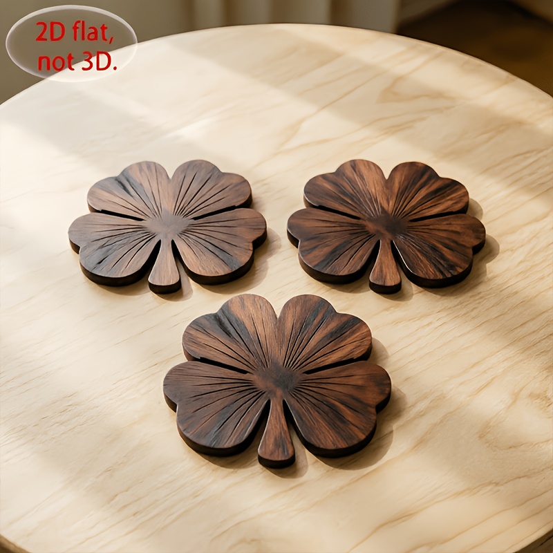 4 sztuki płaskich drewnianych  – Coffee Tea And Sugar Set recenzja i cena