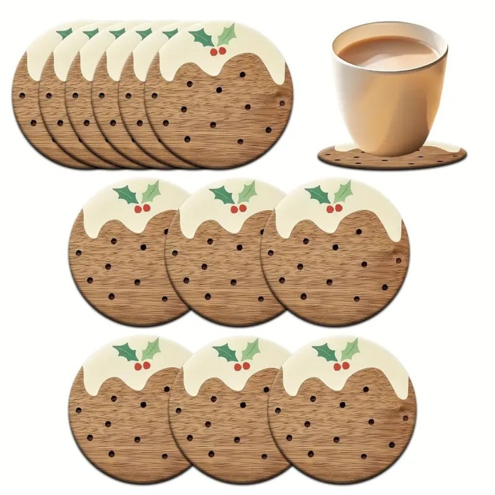 Drewniane Podkładki Pod Kubki  – Coffee Tea And Sugar Set recenzja i cena