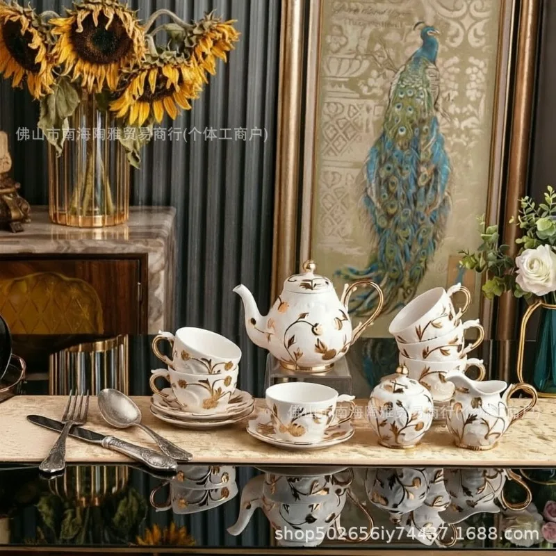 Porcelanowy zestaw do kawy w s – Coffee Tea And Sugar Set recenzja i cena
