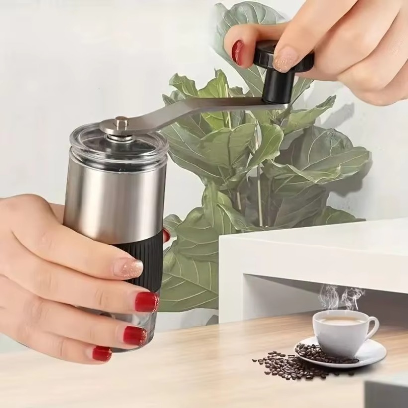 Ręczna młynek do kawy, młynek  – Burr Hand Grinder recenzja i cena
